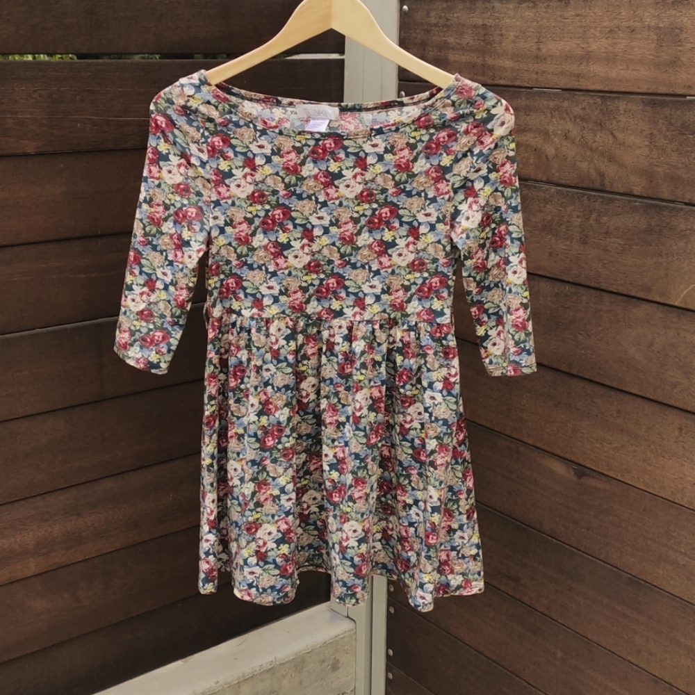 floral babydoll cut dress